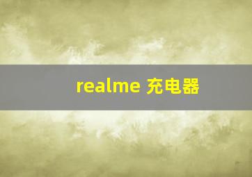 realme 充电器